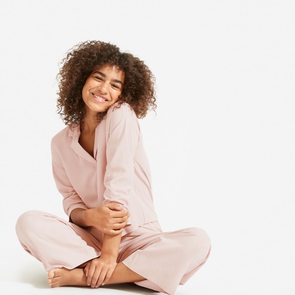 Everlane Other - Everlane The Washable Silk Rose Pajama Set